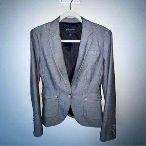 Banana Republic Black/Gray Blazer - Sz 2
